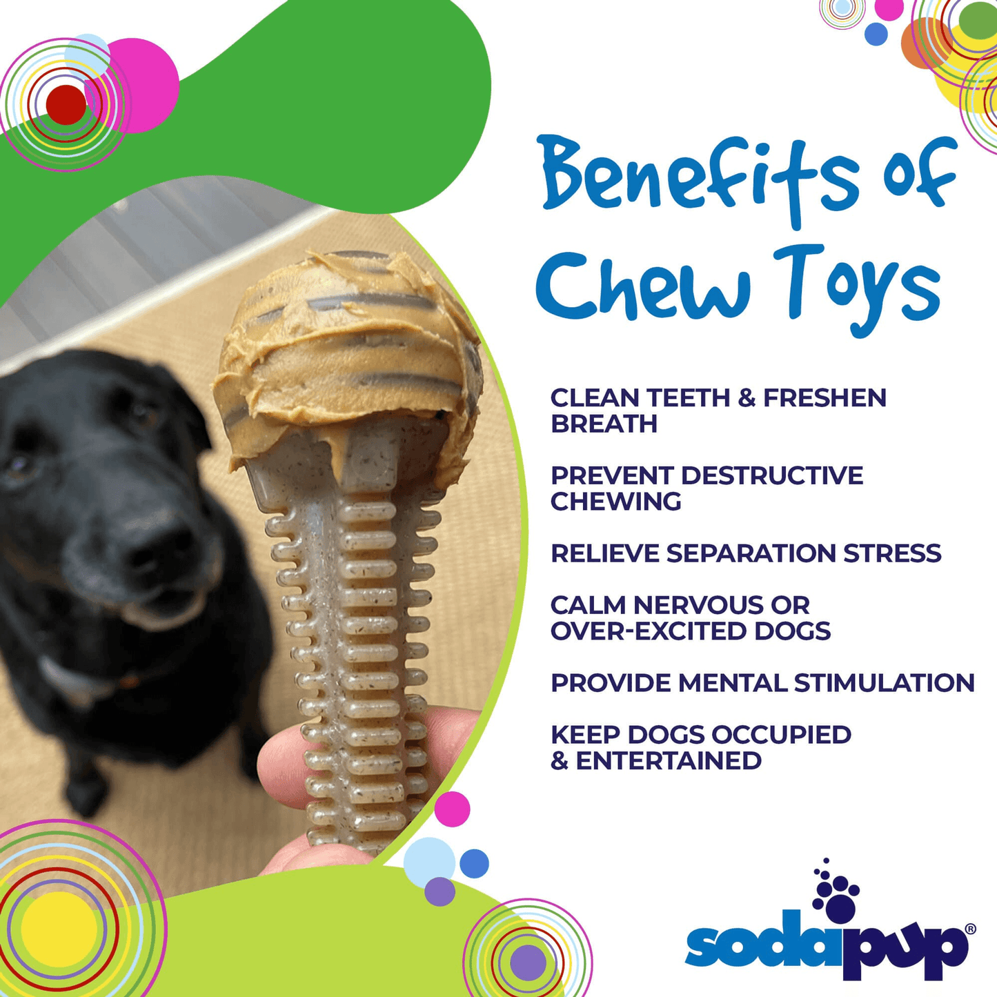 Honey Bone Dental Tower - Ultra Durable Chew Toy for Aggressive Chewers-4